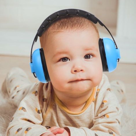 Cache-oreilles de sommeil pour tout-petits, protection 3 pièces, casque antibruit, écouteurs, cache-oreilles de sommeil, casque (1/5)