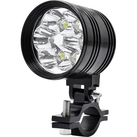Stück 60W Superweißer LED-Motorradscheinwerfer, staubdicht, leistungsstarker Projektor, Fernlicht, Antibeschlaglicht