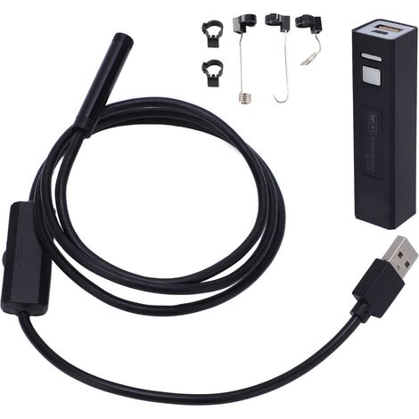 Vidéoscope sans fil WiFi pour smartphone caméra d'inspection endoscope HD IP68 8 mm avec éclairage (1/5)