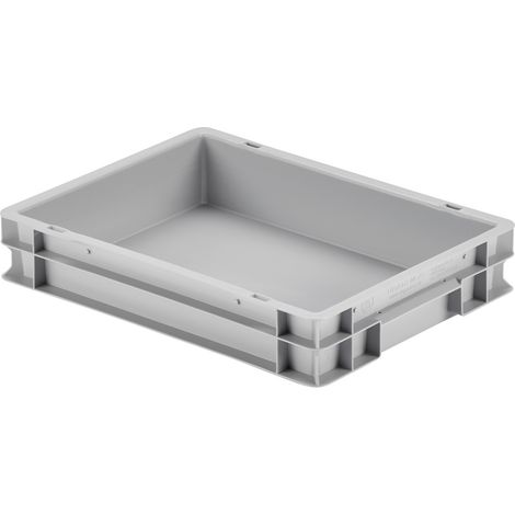 Alutec 75042 Universal Kunststoffbox  geschlossen (B x H x T) 400 x 75 x 300 mm Grau 1 St.