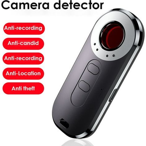 Détecteur de caméras cachées RF AK400, anti-espion, localisateur GPS et audio GSM, scanner de bugs sans fil, détection de micro-caméras à lentille pinéale, aimanté, pour voyage et sécurité domestique (1/5)
