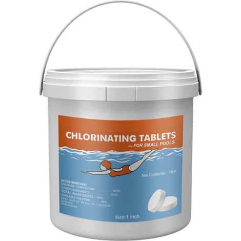 Pastilles de chlore pour piscines, spas et jacuzzis. (1/5)