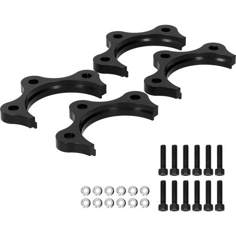 GARRYFIZH Kit Entretoises de Train AR 6061 T6 Aluminium Noir - Compatible Honda S2000/AP1/AP2/F20 (2000‑2009) (1/5)