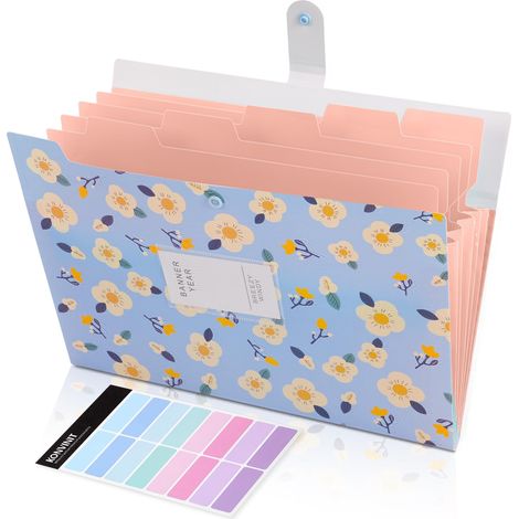 Trieur 6 Compartiments A4 Trieur Document,bleu trieur document trieur a4 pochette (1/5)