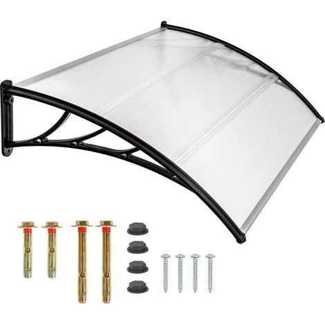 Eingangstür mit gewölbtem Regenschuh, Eingangstür mit Sonnenschirm, -30  200 ° C, Balkon, Fenster, Terrasse