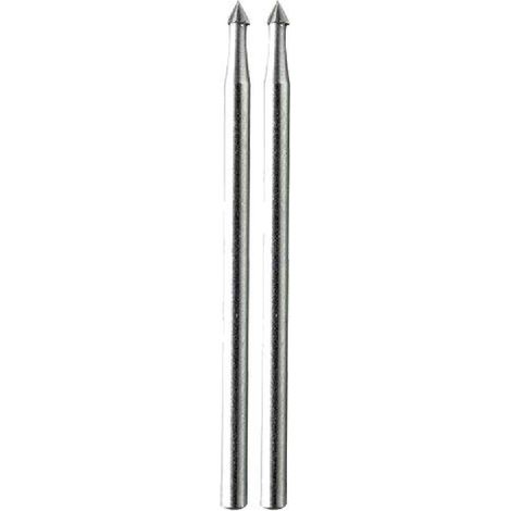 2x Pointes compatible avec graveur - Diametre 2.3mm - Diametre du mandrin 2.35mm - Ref 70