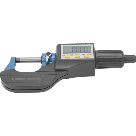 Micromètre numérique avec écran LCD et encoche de réglage fin pour la mesure de l'épaisseur des parois (1/5)