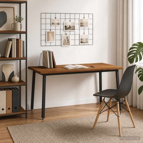vidaXL Mesa de Comedor Cuadrada 160 x 70 x 75 cm Natural (1/5)