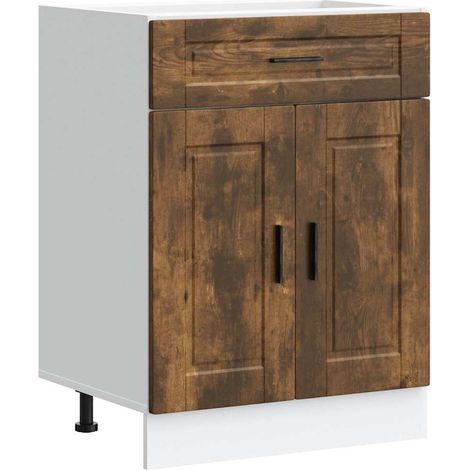Maison Exclusive - Base da Cucina Porto Rovere Fumo in Legno Multistrato