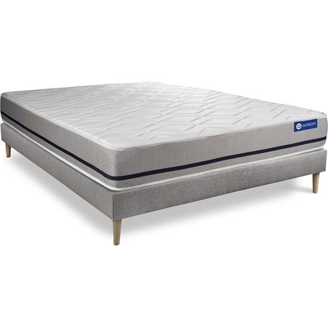 Ensemble Matelas Sommier 120x190 cm - Actimemo Soft (1/5)