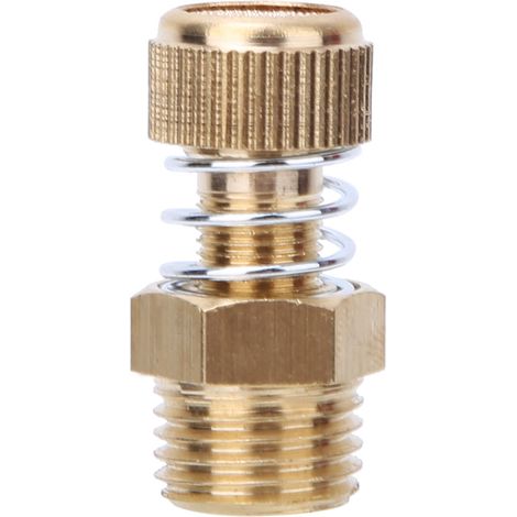 Lot de 10 silencieux pneumatiques en laiton, filetage mâle BSPT, électrovanne, connecteur d'échappement d'air 1/4 po