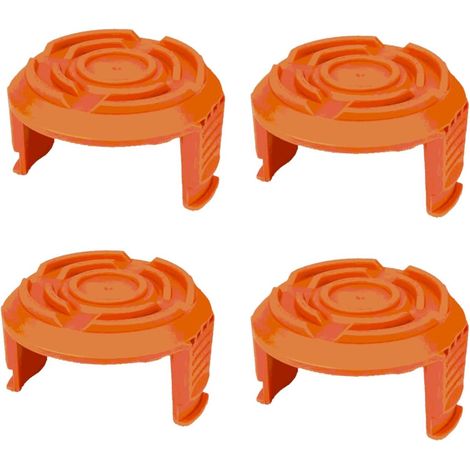 Lot de 4 couvercles de bobine de fil compatibles avec les débroussailleuses et coupe bordures Worx 20V WG157E9 WG163E WG163E9 et WG173E9 (1/5)