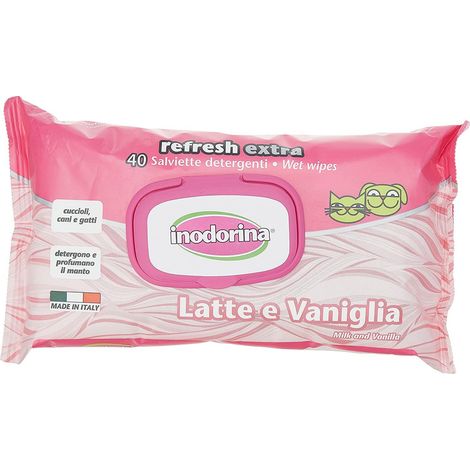 TOALLITA INODORINA EXTRA LECHE Y VAINILLA 40 UDS