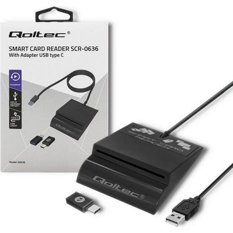 Lecteur De Carte À Puce - USB Type C - Compatible Tachygraphe Et Carte D'identité Électronique - 70 X 86 Mm - 54 G