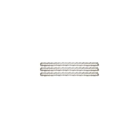 3 tallox Chaînes de tronçonneuses .325" 1,6 mm 68 maillons longueur de guide-chaîne 45 cm compatible avec Stihl Husqvarna Dolmar Makita et autres