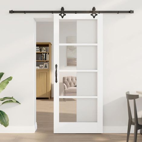Puerta Corrediza Otro Manual  83 x 202 cm Madera y metal