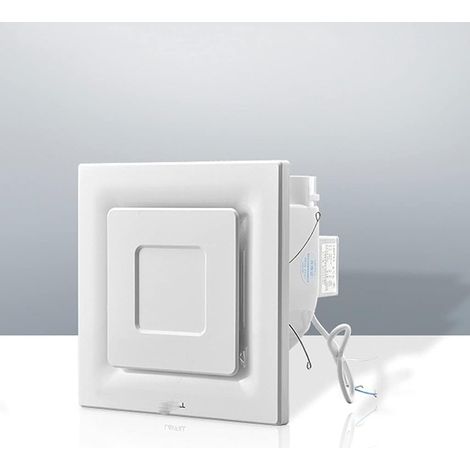 Abluftventilator, 10-Zoll-Abluftventilator für Badezimmer und Toilette, Belüftung, 300 x 300, großes Luftvolumen, energiesparend, geräuscharm, Lüftungsventilator
