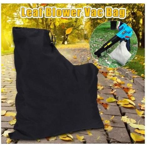 Vakuumbeutel für Laubbläser, Unterer Entleerungsbeutel mit Reißverschluss aus Polyester.