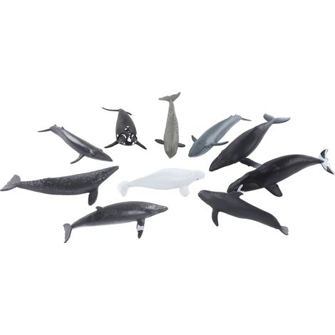 10 Pièces Décoration Murale Baleine Moderne - Ornement Animal Marin Élégant pour Bureau et Maison, Idée Cadeau Originale (1/5)
