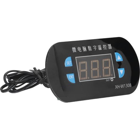 Thermostat à montée en température rapide et à température constante prolongée. Contrôleur de température numérique largement utilisé dans les foyers. Écran bleu. (1/5)