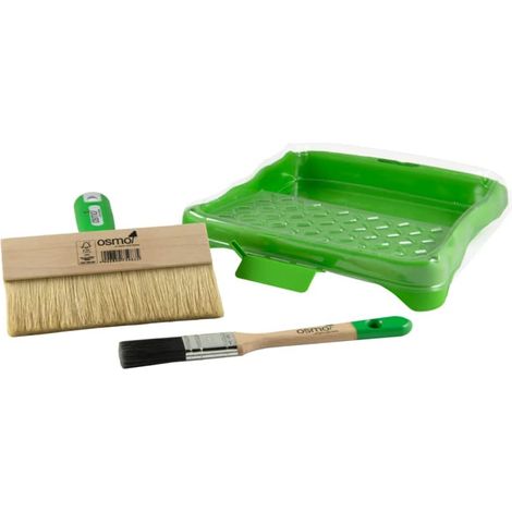 Set d'application pour terrasse : bac + rouleau + pinceau