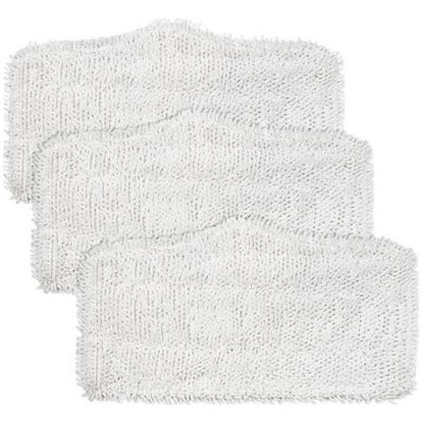Lot de 4 tampons de nettoyage SK140, pour balai vapeur Shark série SK, modèle compatible SK140 SK410 SK460 S1000 S1000A S3101 S3251 SK141 SK3102 SK3251 SK435 SK435CO S3102 S3250, chiffon plat en (1/5)