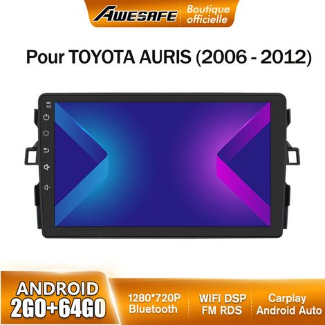 AWESAFE Autoradio Android 13 pour Toyota Auris (2006-2012) 2Go+64Go avec 9'' écran Tactile Carplay Android Auto GPS Bluetooth (1/5)