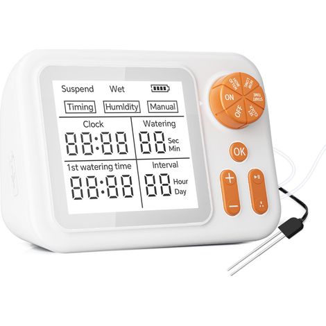 Minuteur d'arrosage intérieur avec détection intelligente de l'humidité et système d'arrosage automatique (1/5)