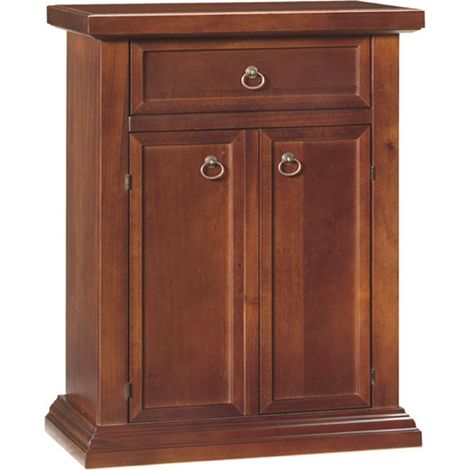 Mobiletto portatelefono in legno 60x36 H. 73 Colori mobili tempesta: Noce