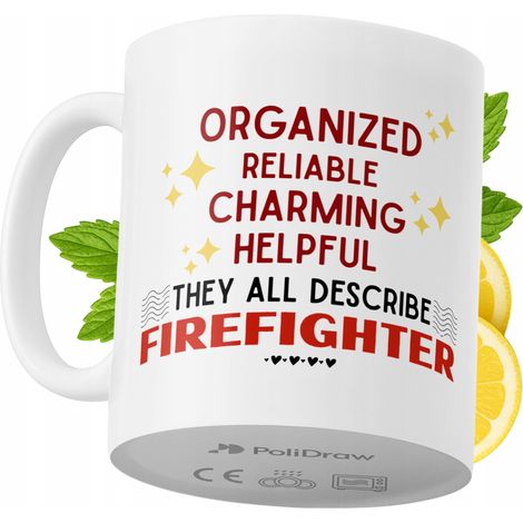 Lustige Kaffee- oder Teetasse für Feuerwehrleute mit witzigem Textdesign – ideal für Geburtstage, Namenstage, Feiertage und besondere Anlässe. Hochwertige Tasse für Zuhause, Büro und Arbeit. Farbe: We
