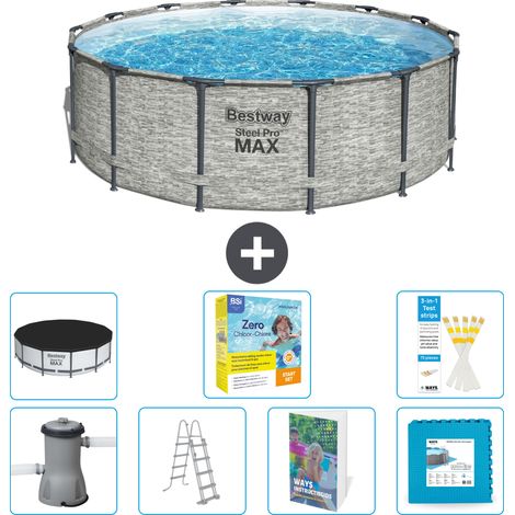 Bestway Steel Pro MAX Rund - 427x122 cm - 8-teilig S566