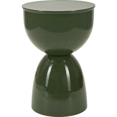 Table d'Appoint en Métal "Yao" 46cm Vert (1/5)