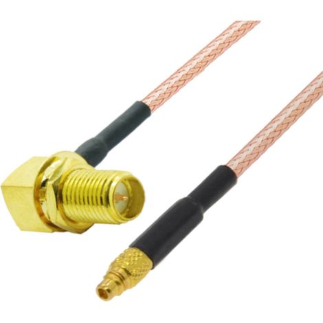 Cavo di collegamento MMCX / Presa SMA-RP RA RG316 20cm