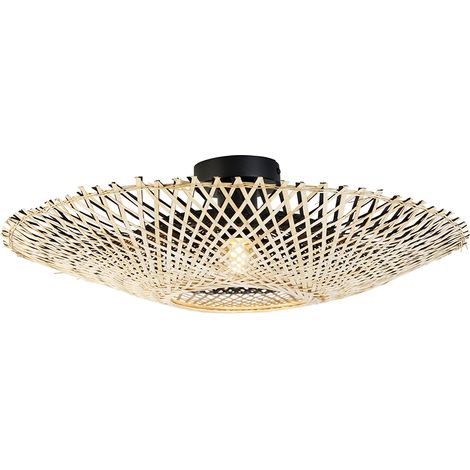 Oriental Bamboo Ceiling Light 50 cm - Rina (1/4)