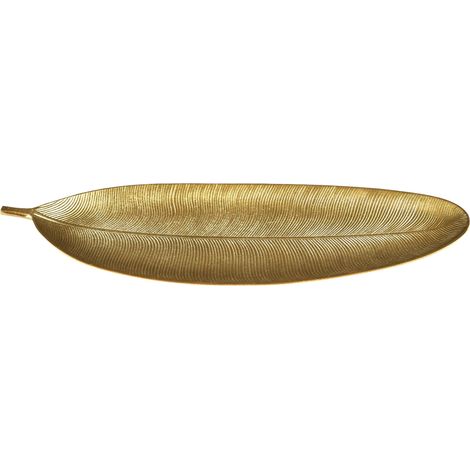 Vide Poche - HOME DECO FACTORY - Feuille - Élégant - Or (1/3)