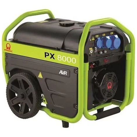 Pramac – Groupe électrogène monophasé 5.4 kW – Régulation AVR – Système de démarrage électrique – Autonomie 13.5h à 75% de charge (1/2)
