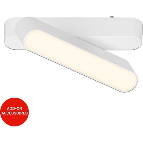Briloner Luxtrail Schienensystem, Warmweiß, Schwenkbar, Zubehör, Weiß, 13 cm