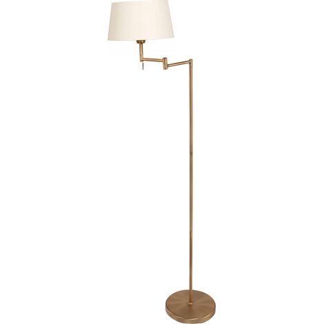 Mexlite - lámpara de pie - Bella - bronce - metal tejido -