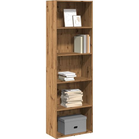 vidaXL Libreria Rovere Artigianale 60x30x189 cm in Legno