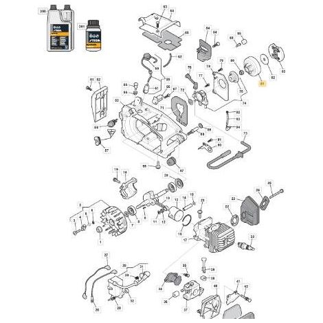 KZ CAMPANA FRIZ.3/8 2475-51110 ORIGINALE STIGA - 6995176