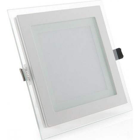 Foco Downlight LED 12W 1200Lm 6000ºK Cuadrado   Cristal 40.000H [GR-MB02-12W-CW]