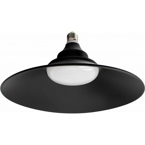 IluminaShop - Bombilla LED E27 30W UFO Black  Blanco Frio 6500K