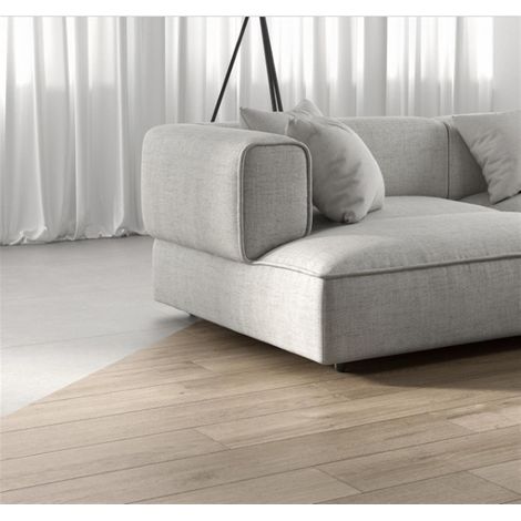 Carrelage de sol et mur intérieurs effet bois - Série EZRA (20x120) - Dimensions: 20x120 cm - Coloris: Natural (1/5)