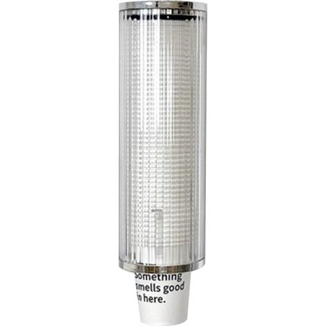 Distributeur de gobelets en plastique jetables en papier, mural, à tirette, distributeur de gobelets avec porte-gobelets automatique pour la maison, l'hôpital, la salle de sport et le bureau. (1/5)