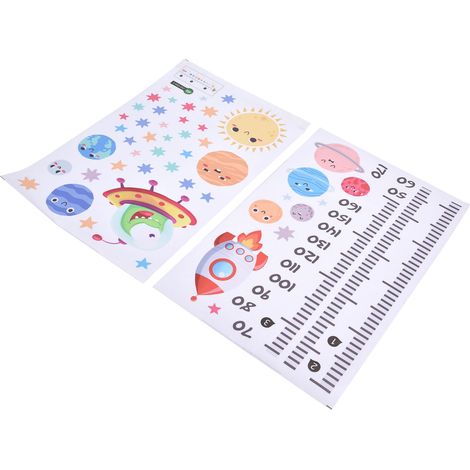 Stickers muraux en PVC, autocollants, motifs de vaisseaux spatiaux pour salon. (1/5)