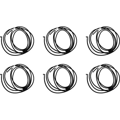 Sei tubi flessibili per ugelli lavavetro adatti ai modelli BMW B7, B8, CC, 6, MK6, A3, 8P e A4. 56D955998