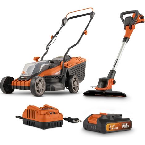 Powerplus Jeu d'outils de jardin POWDPG75567 - brushless - 2 items -20 V et 340 mm Ø - 20 V et 240 mm Ø - incl. batterie 20V - 2.0Ah et chargeur 2.0A - 2 acc. (1/5)