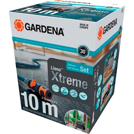 Schlauch textil liano xtreme mit Anschluss für Wasserhähne GARDENA 10m