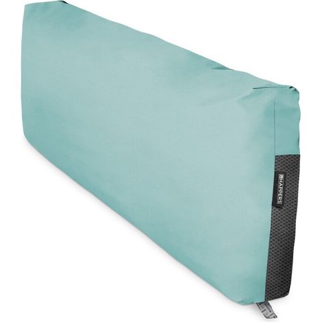 Cojines para palets polipiel exterior 120x45x25 Azul cielo Happers