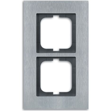 Busch-Jaeger 1722-860 Placca finitura in acciaio inox spazzolato durevole (1/2)